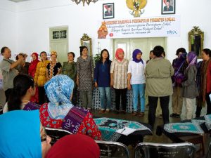Pelantikan DPN HAPSARI di nDalem Joyodipuron DIY (04/12/2011)