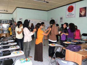Selanjang 2007 - 2010 adalah masa-masa HAPSARI paling aktif melakukan pendidikan untuk Kader Muda yang seluruhnya perempuan.