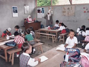 Sanggar Belajar Anak kedua di Desa Sukasari. Fasilitasinya didukung oleh pemerintahan desa.
